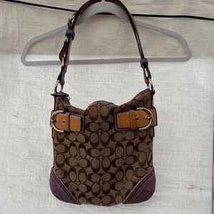 Vintage Coach Signature Soho Slim Duffel (2005)